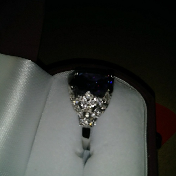 6 ct Beautiful Amethyst edwardian ring - Picture 3 of 7